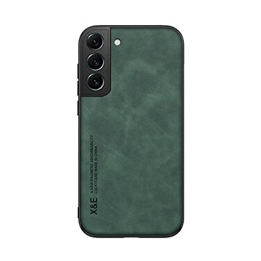 Kepuch Silklike Case for Samsung Galaxy S22 Cover Bumper Builtin Metal Plate for Samsung Galaxy S22 Green
