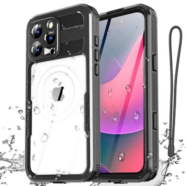 AICase Waterproof Case for iPhone 16 Pro Max69 with MagSafe Support SnowproofDustproofShockproofIP68 360 Full Body Protection Fully Sealed Underwater Cover for iPhone 16 Pro Max1
