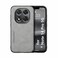 Kepuch Silklike Case Compatible for Redmi Note 14 Pro 5G Magnetic Holder Builtin Metal Plate Cover Bumper Gray