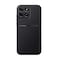 Kepuch Case Compatible for Honor 200 SmartHonor X7c Litchi Grain Magnetic Holder Builtin Metal Plate Cover Bumper Black