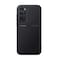 Kepuch Case Compatible for Huawei P40 Pro Litchi Grain Magnetic Holder Builtin Metal Plate Cover Bumper Black