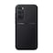 Kepuch Case Compatible for Huawei P40 Pro Litchi Grain Magnetic Holder Builtin Metal Plate Cover Bumper Black
