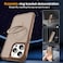 SKYLMW Compatible with iPhone 14 Pro Max Case with Invisible Magnetic ORing Stand MilitaryGrade Translucent Case for iPhone 14 ProMax 67 Compatible with MagSafeGreat Grip FeelingDesert Brown