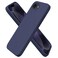 ORNARTO Compatible with iPhone 17e Case and for iPhone 16e Case 61 Liquid Silicone 3 Layers Full Covered Soft Gel Rubber Shockproof Cover Protective Phone Cases for 16e 17eMidnight Blue
