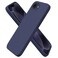 ORNARTO Compatible with iPhone 17e Case and for iPhone 16e Case 61 Liquid Silicone 3 Layers Full Covered Soft Gel Rubber Shockproof Cover Protective Phone Cases for 16e 17eMidnight Blue