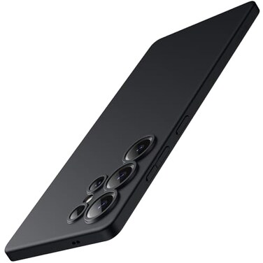 JETech Slim Case for Samsung Galaxy S25 Ultra 5G with Camera Lens Full Protection UltraThin Lightweight Matte Finish Minimalist Protective Phone Cover Titanium Black