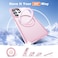 Zalinbo for Samsung Galaxy S25 Ultra Case with 360Rotatable Magnetic Ring Stand Compatible with MagSafe Military Protection Shockproof Matte Translucent Phone Cases for S25 Ultra 69Pink
