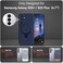 Vanxiliiy for Samsung Galaxy S25 S25 Plus Case with Stand Slim Liquid Silicone Phone Cases for Galaxy S25 Plus Compatible with MagSafe Magnetic Ring Kickstand Case Full Camera Protection Dark Blue