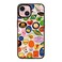 CASETiFY Compact iPhone 15 Case 4 ft 2X Military Grade Drop ProtectionSlimLightweight Fruit Stickers Clear Black
