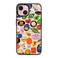 CASETiFY Compact iPhone 15 Case 4 ft 2X Military Grade Drop ProtectionSlimLightweight Fruit Stickers Clear Black