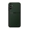 Kepuch Case Compatible for Samsung Galaxy S24 FE Litchi Grain Magnetic Holder Builtin Metal Plate Cover Bumper Green
