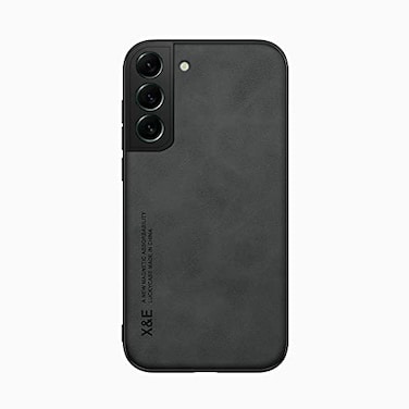 Kepuch Silklike Case for Samsung Galaxy S22 Cover Bumper Builtin Metal Plate for Samsung Galaxy S22 Black