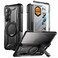 SUPCASE for Samsung Galaxy Z Fold 7 Case with Kickstand UB Grip Compatible with MagSafe Builtin Tempered Glass Screen Protector Hinge Coverage MilitaryGrade Protection Phone Case Black