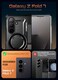 SUPCASE for Samsung Galaxy Z Fold 7 Case with Kickstand UB Grip Compatible with MagSafe Builtin Tempered Glass Screen Protector Hinge Coverage MilitaryGrade Protection Phone Case Black
