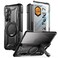 SUPCASE for Samsung Galaxy Z Fold 7 Case with Kickstand UB Grip Compatible with MagSafe Builtin Tempered Glass Screen Protector Hinge Coverage MilitaryGrade Protection Phone Case Black