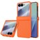 STORMTAL for Samsung Galaxy Z Flip 7 Case with Hinge Protection Cover Screen Protector NonSlip Texture Scratch Resistant Shockproof Rugged Slim Fit Phone Cover for Galaxy Z Flip 7 2025 Orange