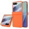 STORMTAL for Samsung Galaxy Z Flip 7 Case with Hinge Protection Cover Screen Protector NonSlip Texture Scratch Resistant Shockproof Rugged Slim Fit Phone Cover for Galaxy Z Flip 7 2025 Orange
