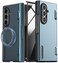 VRS DESIGN Terra Guard Modern for Galaxy Z Fold 7 2025 Magnetic Phone Case with Builtin Screen Protector Rugged Dual Layer Protection SpringLoaded Hinge Cover Ice Blue