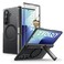 i-Blason iBlason for Samsung Galaxy Z Fold 7 Case 9H Tempered Glass Screen Protector MagSafe Compatible Hinge Protection Kickstand FullBody Protective Magnetic Phone Case for Z Fold 7 Frost Black