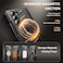 spoovcto Armor Magnetic Case for Samsung Galaxy Z Fold 6 with S Pen Holder Fit for Magsafe Builtin Kickstand Privacy Screen Protector Hinge Protection Shockproof Heavy Duty ZFold 6 Phone Cover Black