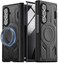 VRS DESIGN Terra Guard Active for Galaxy Z Fold 7 2025 Rugged Magnetic Case with Builtin Screen Protector SemiAuto Hinge Protection Matte Black