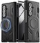 VRS DESIGN Terra Guard Active for Galaxy Z Fold 7 2025 Rugged Magnetic Case with Builtin Screen Protector SemiAuto Hinge Protection Matte Black