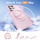 Zalinbo Compatible with Samsung Galaxy S22 S23 Ultra Case with 360Rotatable Magnetic Ring Stand Compatible with MagSafe Military Protection Shockproof Translucent Phone CasePink