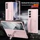XIMAND for Samsung Galaxy Z Fold 7 Protect Case with Wristband StandBulitin Screen Lens Protection Shockproof Full Body Drop Fall ProtectionPink