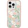 OtterBox iPhone 16 Pro Symmetry Series Clear Case Peachy Bloom Pink UltraThin Sleek iPhone Case Floral iPhone Case