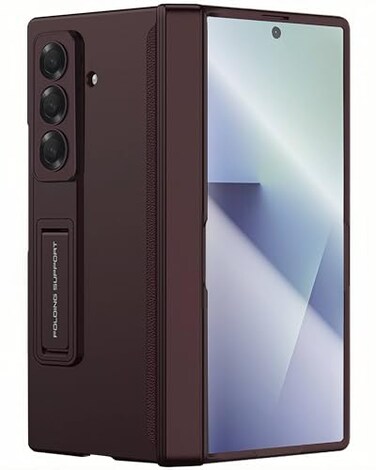 STORMTAL for Samsung Galaxy Z Fold 7 Case with Hinge Protection Builtin Screen Protector Adjustable Kickstand Shockproof Slim Fit Allinclusive Protective Phone Cover for Galaxy Z Fold 7 2025