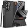NINKI for Samsung Galaxy Z Fold 7 Case with S Pen Holder Stylus and Invisible KickstandBuilt in Privacy Screen Protector and Hinge Phone Cover for Samsung Z Fold 7 Case with Slim S Pen Slot Black