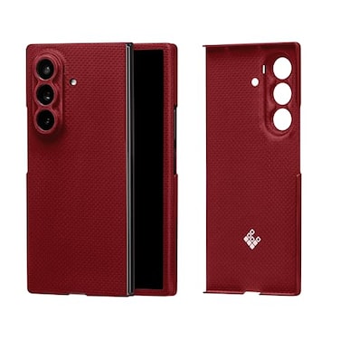 Latercase Compatible with Galaxy Z Fold 7 Crimson Durable Galaxy Z Fold 7 Phone Case 06mm Thin Aramid Fiber 20 Grams Precision Lasercut Full Camera Protection Nonslip Matte Finish