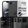 JETech Magnetic Slim Case for iPhone 17e 2026 iPhone 16e Compatible with MagSafe Camera Lens Full Protection UltraThin Lightweight Matte Finish Minimalist Phone Cover Black