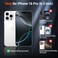 SUPFINE Magnetic for iPhone 16 Pro CaseCompatible with MagSafeMilitary Grade Drop Protection Slim Translucent Matte Shockproof with AntiFingerprint Phone CaseDesert Gold