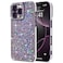 Lafunda for iPhone 16 Pro Max Case Glitter Luxury Shiny Bling Sparkly Bumper Cover with Crystal Diamonds for Women Girls Soft Slim Shockproof Protective Phone Case for iPhone 16 Pro Max 69 Purple