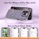 Lafunda for iPhone 16 Pro Max Case Glitter Luxury Shiny Bling Sparkly Bumper Cover with Crystal Diamonds for Women Girls Soft Slim Shockproof Protective Phone Case for iPhone 16 Pro Max 69 Purple