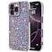 Lafunda for iPhone 16 Pro Max Case Glitter Luxury Shiny Bling Sparkly Bumper Cover with Crystal Diamonds for Women Girls Soft Slim Shockproof Protective Phone Case for iPhone 16 Pro Max 69 Purple