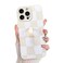 KANGHAR Compatible with iPhone 16 Pro Max Case Silicone Checkered Cute Pattern Wristband Kickstand Camera Protection Soft Slim Cover for Girls Women White