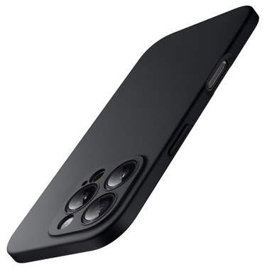 JETech Case for iPhone 16 Pro 63Inch Camera Lens Full Protection Soft TPU Protective Phone Cover with Matte Finish Shockproof Black Titanium