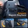 MOBOSI for Z Fold 7 Case with Rotatable Ring Stand Privacy Screen Protector Compatible with Magsafe 18FT MILGrade Protection Magnetic Shockproof Slim Case for Samsung Galaxy Z Fold7 Black