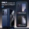 TONGATE Wallet for Z Fold 7 Case with Privacy Screen Protector 4Card HolderAnti Spy Builtin Large Stand Slide Camera Cover Z7 Shockproof Phone Case for Samsung Galaxy Z Fold 7 2025 8 Blue