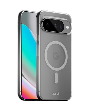 Mous for Google Pixel 1010 Pro 2025 Clear Case Compatible with Qi2 MagSafe and Pixelsnap Super Thin Crystal Clear Slim Design Transparent
