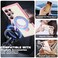 ETPESOK Compatible with Samsung Galaxy S25 Ultra Case with Magnetic Ring Stand Compatible with MagSafe Full Camera Lens Protector Plating Clear Phone Case for S25 Ultra 69 Pink