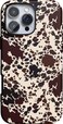 Casely iPhone 16 Pro Max Case Cowgirl Envy Cow Print Bold Protective Design Compatible with MagSafe