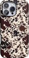 Casely iPhone 16 Pro Max Case Cowgirl Envy Cow Print Bold Protective Design Compatible with MagSafe