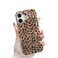inewateri Compatible for iPhone 16 Case with Cute Cheetah Leopard Print Retro Aesthetics Design Soft Slim TPU Shockproof Protective Bumper Glitter Shiny Phone CoverGold