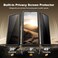 TONGATE for Z Fold 7 Case with Privacy Screen Protector Builtin Slide Camera Cover Stand Anti Spy Military Grade Drop Phone Case for Samsung Galaxy Z Fold 7 with Belt Clip Black Privacy