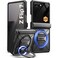 TONGATE 360 Spin Magnetic Stand for Z Flip 7 Case with Privacy Screen Protector Compatible with Magsafe Anti Spy FullBody Shockproof Samsung Galaxy Z Flip 7 Case with Hinge Protection Black