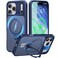 CASEKOO Official Blue for iPhone 17 Pro Case with 360 Spin Magnetic Stand Camera Protection 18FT Military Grade Protection Fit for MagSafe Shockproof Ring Grip Slim Matte 63 Inch