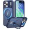 CASEKOO Official Blue for iPhone 17 Pro Case with 360 Spin Magnetic Stand Camera Protection 18FT Military Grade Protection Fit for MagSafe Shockproof Ring Grip Slim Matte 63 Inch